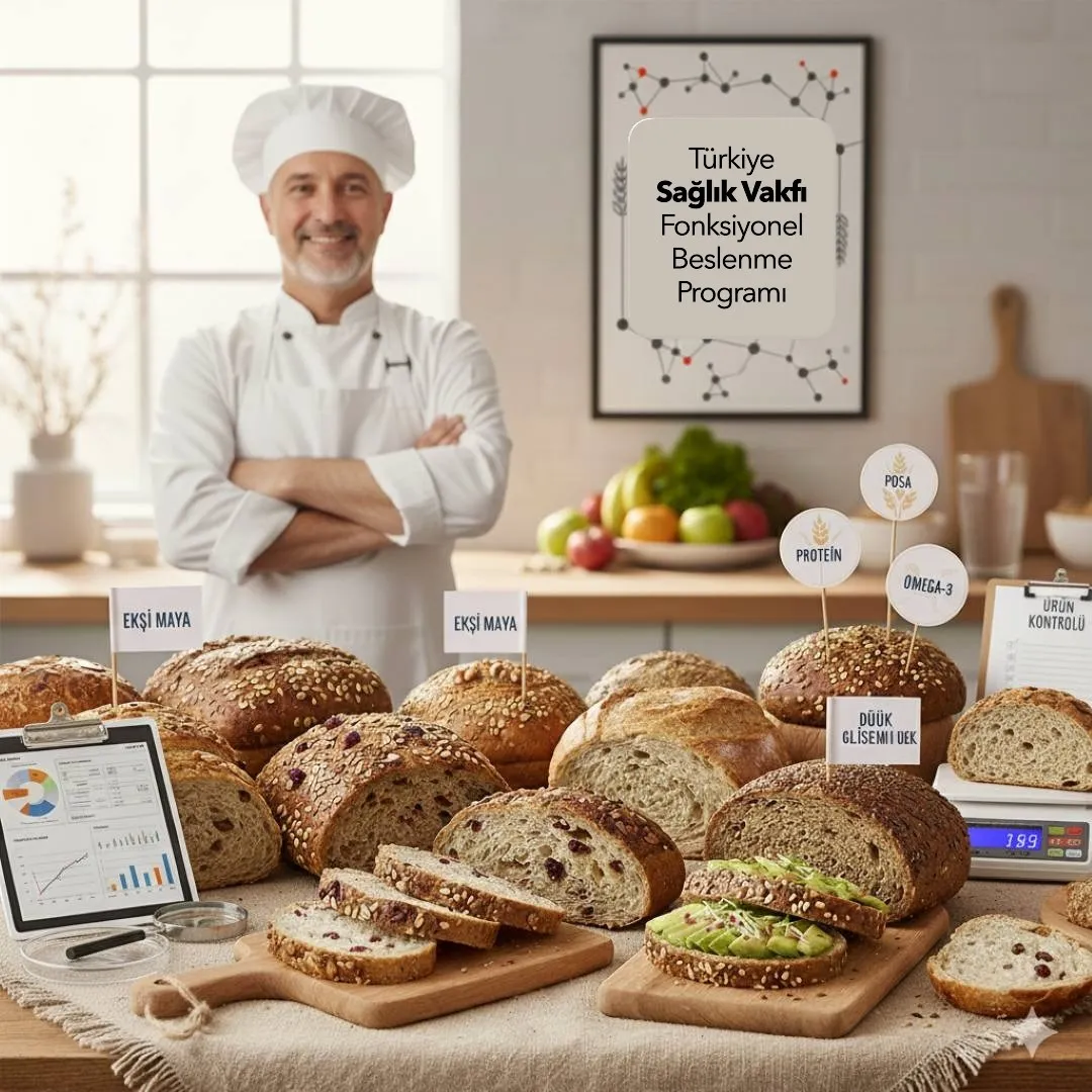 Türkiye Sağlık Vakfı Fonksiyonel Ekmek Ürünleriyle Sağlıklı Beslenmeyi Destekliyor