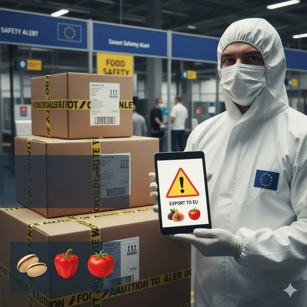 Türkiye’den AB’ye İhraç Edilen Fıstık, İncir, Biber ve Domateste Gıda Güvenliği Uyarısı!