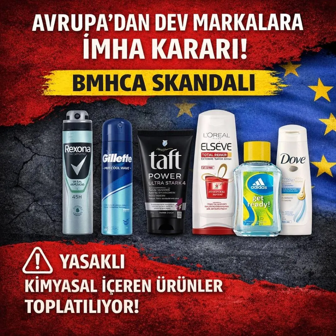 Avrupa Birliği'nden Dev Markalara Yasaklı Kimyasal Şoku: Rexona, Dove, L’Oréal ve Diğerlerine İmha Kararı