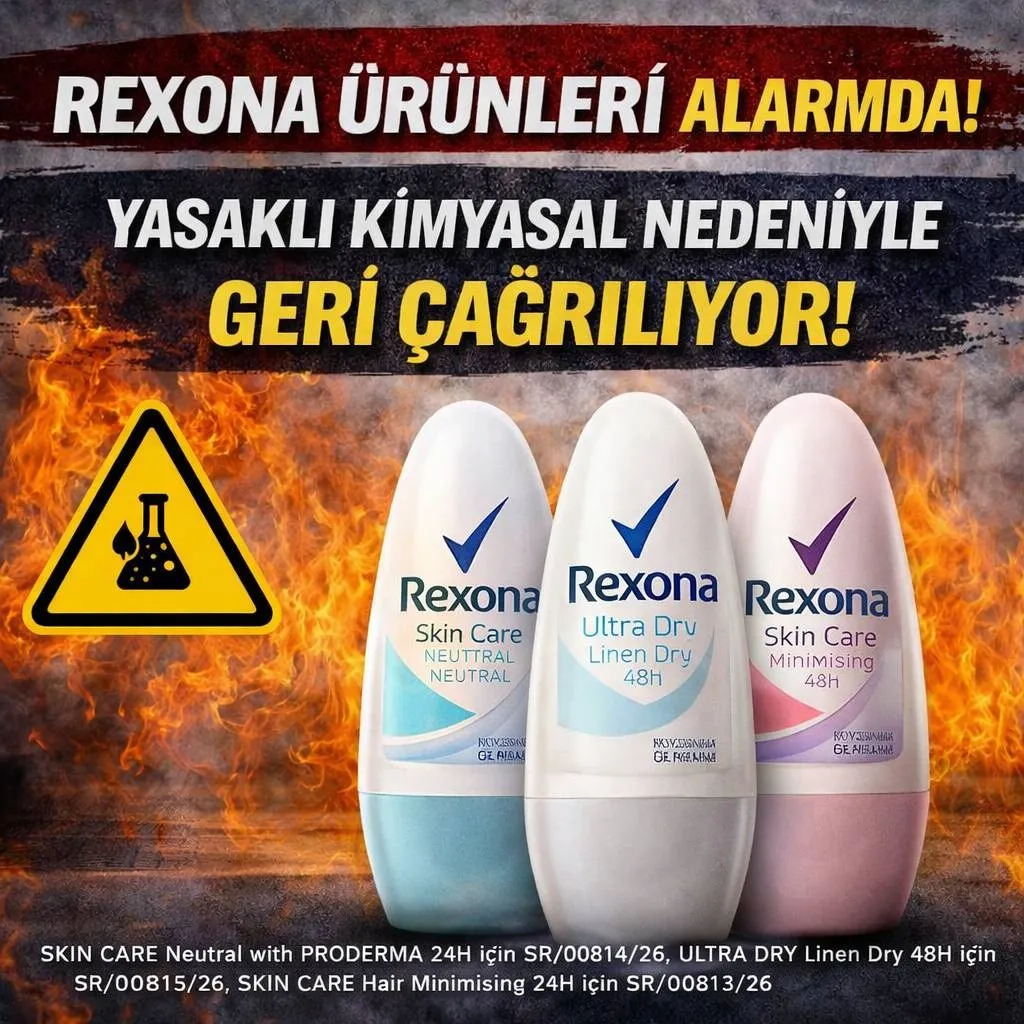 Rexona Deodorantlar Alarm Veriyor: Yasaklı Lilial İçeren Ürünlerde Üreme Sağlığı Riski!