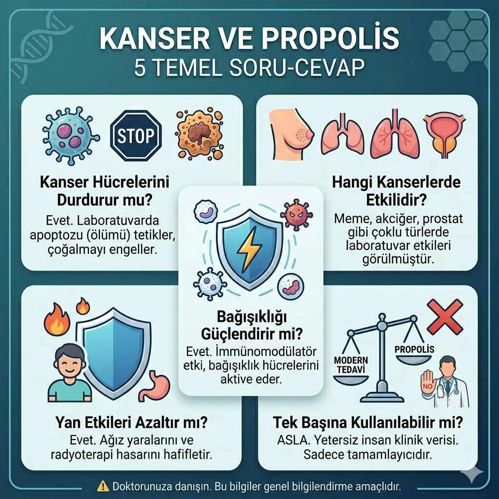 Kanser Tedavisinde Propolis: 5 Araştırma, 5 Temel Soruyu Cevaplıyor